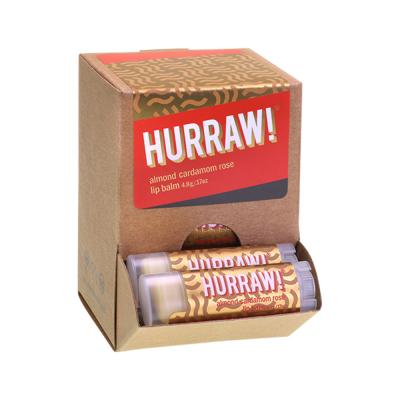 Hurraw! Organic Lip Balm Almond Cardamon Rose 4.8g x 24 Display